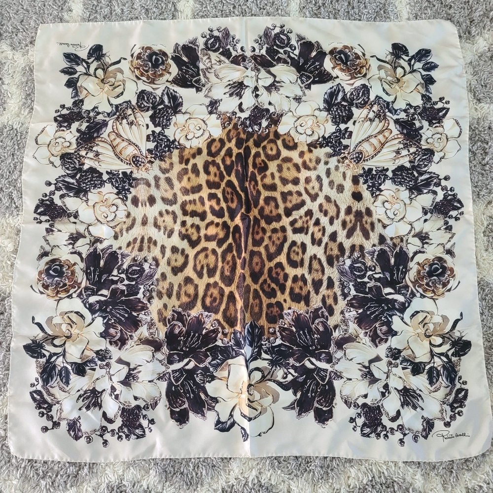 Roberto Cavalli Silk Scarf